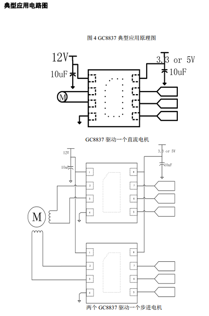 DRV8837直流电机驱动芯片与应用--GC8837完全替代 无需更改外围